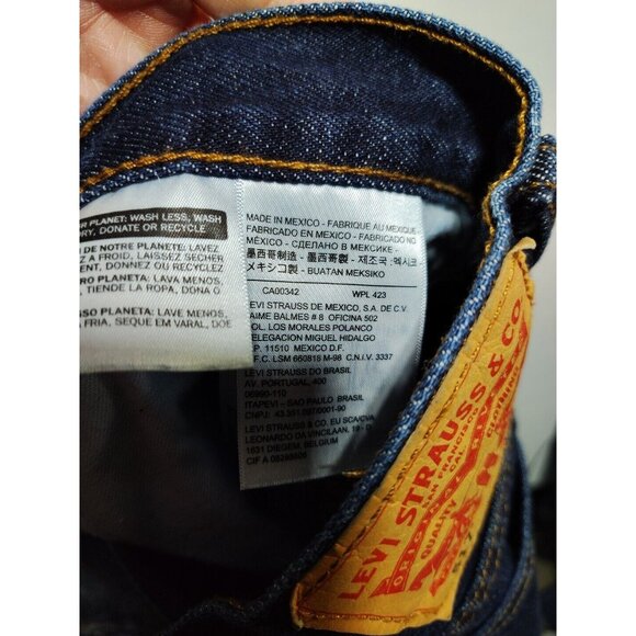 Levi's 517 Jeans Mens 40x34 Bootcut Dark Blue Wash Denim Western Work Rodeo - Picture 10 of 11